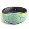 Mixtured Yellow and Green Textured Marble - Decal Skin Wrap Kit for the Disney Magic Band