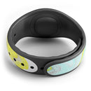 Mixtured Yellow and Green Textured Marble - Decal Skin Wrap Kit for the Disney Magic Band