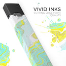 Mixtured Yellow and Green Textured Marble - Premium Decal Protective Skin-Wrap Sticker compatible with the Juul Labs vaping device