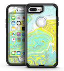 Mixtured Yellow and Green Textured Marble - iPhone 7 Plus/8 Plus OtterBox Case & Skin Kits