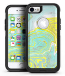 Mixtured Yellow and Green Textured Marble - iPhone 7 or 8 OtterBox Case & Skin Kits