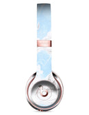 Mixtured blue and Gray v3 Textured Marble Full-Body Skin Kit for the Beats by Dre Solo 3 Wireless Headphones