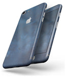 Mixtures of Blue Painted Surface - Skin-kit for the iPhone 8 or 8 Plus