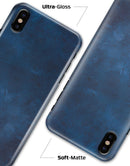 Mixtures of Blue Painted Surface - iPhone X Clipit Case