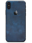 Mixtures of Blue Painted Surface - iPhone X Skin-Kit