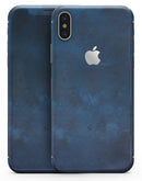 Mixtures of Blue Painted Surface - iPhone X Skin-Kit