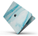 Modern Marble Aqua Mix V9 - Skin Decal Wrap Kit Compatible with the Apple MacBook Pro, Pro with Touch Bar or Air (11", 12", 13", 15" & 16" - All Versions Available)