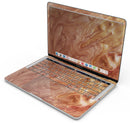 Modern Marble Copper Metallic Mix V3 - Skin Decal Wrap Kit Compatible with the Apple MacBook Pro, Pro with Touch Bar or Air (11", 12", 13", 15" & 16" - All Versions Available)