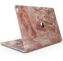 Modern Marble Copper Metallic Mix V4 - Skin Decal Wrap Kit Compatible with the Apple MacBook Pro, Pro with Touch Bar or Air (11", 12", 13", 15" & 16" - All Versions Available)