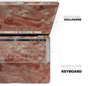 Modern Marble Copper Metallic Mix V4 - Skin Decal Wrap Kit Compatible with the Apple MacBook Pro, Pro with Touch Bar or Air (11", 12", 13", 15" & 16" - All Versions Available)
