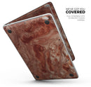Modern Marble Copper Metallic Mix V4 - Skin Decal Wrap Kit Compatible with the Apple MacBook Pro, Pro with Touch Bar or Air (11", 12", 13", 15" & 16" - All Versions Available)