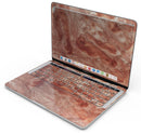 Modern Marble Copper Metallic Mix V4 - Skin Decal Wrap Kit Compatible with the Apple MacBook Pro, Pro with Touch Bar or Air (11", 12", 13", 15" & 16" - All Versions Available)