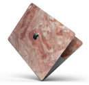 Modern Marble Copper Metallic Mix V4 - Skin Decal Wrap Kit Compatible with the Apple MacBook Pro, Pro with Touch Bar or Air (11", 12", 13", 15" & 16" - All Versions Available)