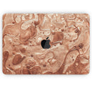 Modern Marble Copper Metallic Mix V5 - Skin Decal Wrap Kit Compatible with the Apple MacBook Pro, Pro with Touch Bar or Air (11", 12", 13", 15" & 16" - All Versions Available)