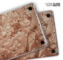 Modern Marble Copper Metallic Mix V5 - Skin Decal Wrap Kit Compatible with the Apple MacBook Pro, Pro with Touch Bar or Air (11", 12", 13", 15" & 16" - All Versions Available)