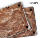 Modern Marble Copper Metallic Mix V6 - Skin Decal Wrap Kit Compatible with the Apple MacBook Pro, Pro with Touch Bar or Air (11", 12", 13", 15" & 16" - All Versions Available)