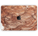 Modern Marble Copper Metallic Mix V7 - Skin Decal Wrap Kit Compatible with the Apple MacBook Pro, Pro with Touch Bar or Air (11", 12", 13", 15" & 16" - All Versions Available)