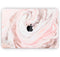 Modern Marble Coral Mix V3 - Skin Decal Wrap Kit Compatible with the Apple MacBook Pro, Pro with Touch Bar or Air (11", 12", 13", 15" & 16" - All Versions Available)