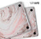 Modern Marble Coral Mix V3 - Skin Decal Wrap Kit Compatible with the Apple MacBook Pro, Pro with Touch Bar or Air (11", 12", 13", 15" & 16" - All Versions Available)