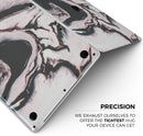 Modern Marble Coral Mix V5 - Skin Decal Wrap Kit Compatible with the Apple MacBook Pro, Pro with Touch Bar or Air (11", 12", 13", 15" & 16" - All Versions Available)