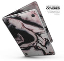 Modern Marble Coral Mix V5 - Skin Decal Wrap Kit Compatible with the Apple MacBook Pro, Pro with Touch Bar or Air (11", 12", 13", 15" & 16" - All Versions Available)