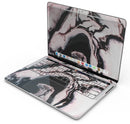 Modern Marble Coral Mix V5 - Skin Decal Wrap Kit Compatible with the Apple MacBook Pro, Pro with Touch Bar or Air (11", 12", 13", 15" & 16" - All Versions Available)