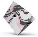 Modern Marble Coral Mix V6 - Skin Decal Wrap Kit Compatible with the Apple MacBook Pro, Pro with Touch Bar or Air (11", 12", 13", 15" & 16" - All Versions Available)