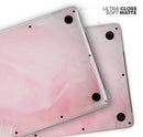 Modern Marble Coral Pink Mix V1 - Skin Decal Wrap Kit Compatible with the Apple MacBook Pro, Pro with Touch Bar or Air (11", 12", 13", 15" & 16" - All Versions Available)