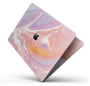 Modern Marble Coral Purple Mix V1 - Skin Decal Wrap Kit Compatible with the Apple MacBook Pro, Pro with Touch Bar or Air (11", 12", 13", 15" & 16" - All Versions Available)