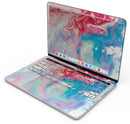 Modern Marble Cotton Candy Mix V1 - Skin Decal Wrap Kit Compatible with the Apple MacBook Pro, Pro with Touch Bar or Air (11", 12", 13", 15" & 16" - All Versions Available)