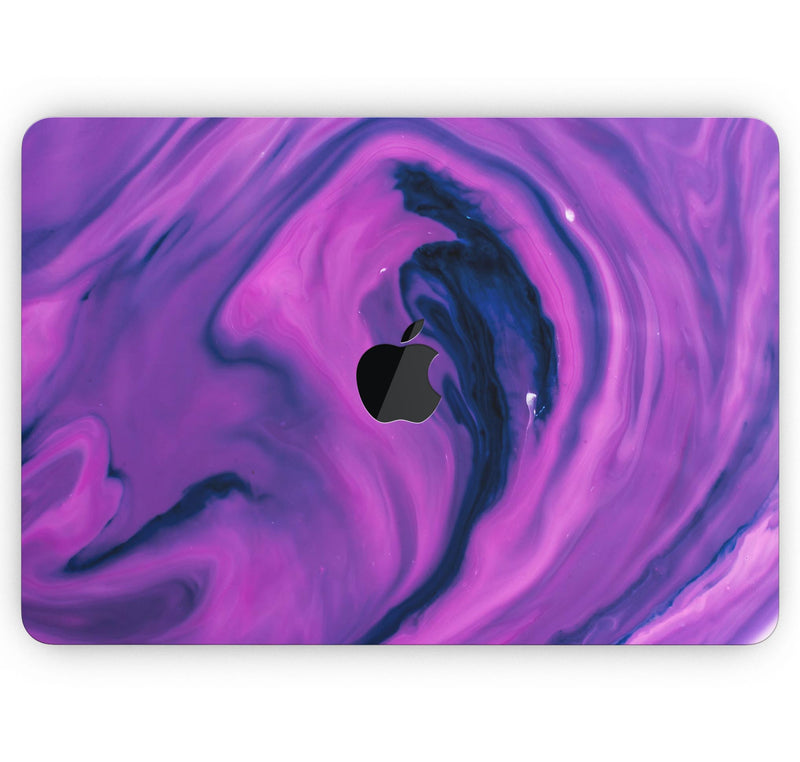 Modern Marble Purple Mix V1 - Skin Decal Wrap Kit Compatible with the Apple MacBook Pro, Pro with Touch Bar or Air (11", 12", 13", 15" & 16" - All Versions Available)