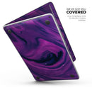 Modern Marble Purple Mix V1 - Skin Decal Wrap Kit Compatible with the Apple MacBook Pro, Pro with Touch Bar or Air (11", 12", 13", 15" & 16" - All Versions Available)