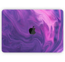 Modern Marble Purple Mix V2 - Skin Decal Wrap Kit Compatible with the Apple MacBook Pro, Pro with Touch Bar or Air (11", 12", 13", 15" & 16" - All Versions Available)