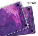 Modern Marble Purple Mix V2 - Skin Decal Wrap Kit Compatible with the Apple MacBook Pro, Pro with Touch Bar or Air (11", 12", 13", 15" & 16" - All Versions Available)