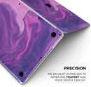 Modern Marble Purple Mix V3 - Skin Decal Wrap Kit Compatible with the Apple MacBook Pro, Pro with Touch Bar or Air (11", 12", 13", 15" & 16" - All Versions Available)