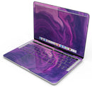 Modern Marble Purple Mix V3 - Skin Decal Wrap Kit Compatible with the Apple MacBook Pro, Pro with Touch Bar or Air (11", 12", 13", 15" & 16" - All Versions Available)