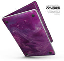 Modern Marble Purple Mix V4 - Skin Decal Wrap Kit Compatible with the Apple MacBook Pro, Pro with Touch Bar or Air (11", 12", 13", 15" & 16" - All Versions Available)