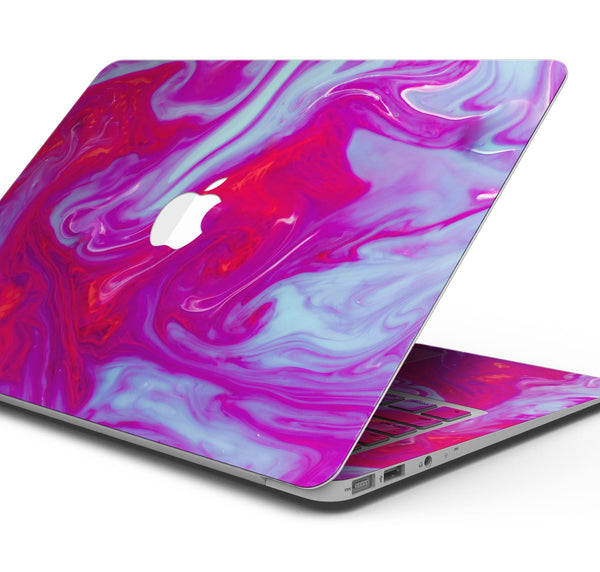 Modern Marble Purple Mix V5 - Skin Decal Wrap Kit Compatible with the Apple MacBook Pro, Pro with Touch Bar or Air (11", 12", 13", 15" & 16" - All Versions Available)