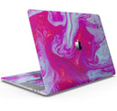 Modern Marble Purple Mix V5 - Skin Decal Wrap Kit Compatible with the Apple MacBook Pro, Pro with Touch Bar or Air (11", 12", 13", 15" & 16" - All Versions Available)