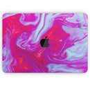Modern Marble Purple Mix V5 - Skin Decal Wrap Kit Compatible with the Apple MacBook Pro, Pro with Touch Bar or Air (11", 12", 13", 15" & 16" - All Versions Available)