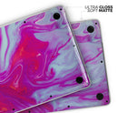 Modern Marble Purple Mix V5 - Skin Decal Wrap Kit Compatible with the Apple MacBook Pro, Pro with Touch Bar or Air (11", 12", 13", 15" & 16" - All Versions Available)