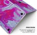 Modern Marble Purple Mix V5 - Skin Decal Wrap Kit Compatible with the Apple MacBook Pro, Pro with Touch Bar or Air (11", 12", 13", 15" & 16" - All Versions Available)