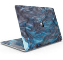 Modern Marble Sapphire Metallic Mix V12 - Skin Decal Wrap Kit Compatible with the Apple MacBook Pro, Pro with Touch Bar or Air (11", 12", 13", 15" & 16" - All Versions Available)