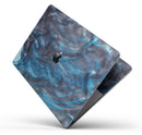 Modern Marble Sapphire Metallic Mix V12 - Skin Decal Wrap Kit Compatible with the Apple MacBook Pro, Pro with Touch Bar or Air (11", 12", 13", 15" & 16" - All Versions Available)