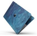 Modern Marble Sapphire Metallic Mix V3 - Skin Decal Wrap Kit Compatible with the Apple MacBook Pro, Pro with Touch Bar or Air (11", 12", 13", 15" & 16" - All Versions Available)