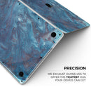 Modern Marble Sapphire Metallic Mix V8 - Skin Decal Wrap Kit Compatible with the Apple MacBook Pro, Pro with Touch Bar or Air (11", 12", 13", 15" & 16" - All Versions Available)