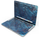 Modern Marble Sapphire Metallic Mix V8 - Skin Decal Wrap Kit Compatible with the Apple MacBook Pro, Pro with Touch Bar or Air (11", 12", 13", 15" & 16" - All Versions Available)