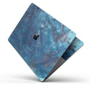 Modern Marble Sapphire Metallic Mix V8 - Skin Decal Wrap Kit Compatible with the Apple MacBook Pro, Pro with Touch Bar or Air (11", 12", 13", 15" & 16" - All Versions Available)