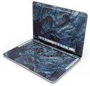 Modern Marble Sapphire Metallic Mix V9 - Skin Decal Wrap Kit Compatible with the Apple MacBook Pro, Pro with Touch Bar or Air (11", 12", 13", 15" & 16" - All Versions Available)