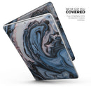 Modern Marble Subtle Blue Mix V1 - Skin Decal Wrap Kit Compatible with the Apple MacBook Pro, Pro with Touch Bar or Air (11", 12", 13", 15" & 16" - All Versions Available)